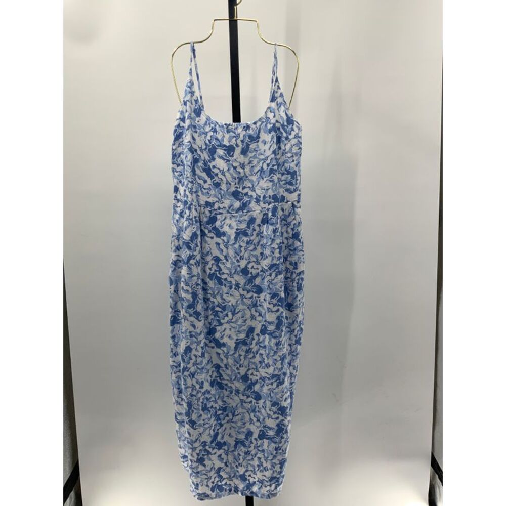 Quince 100% European Linen Scoop Neck Midi Dress - Medium - NWT